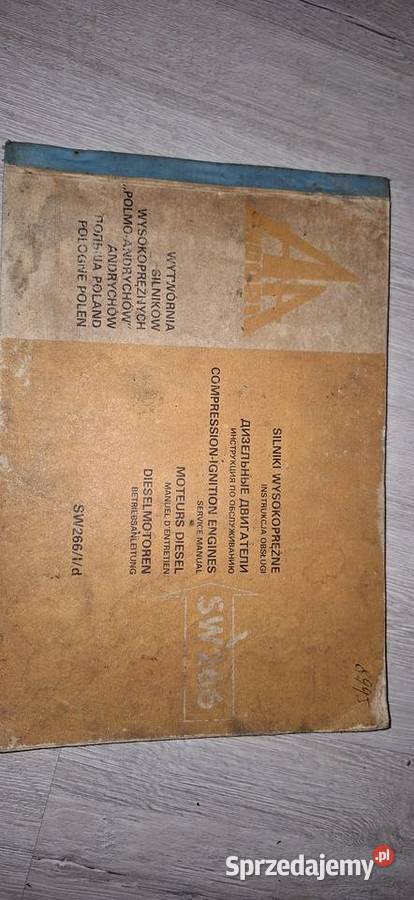 Silniki wysokoprężne SW266 Instrukcja obsługi wielkopolskie Łęczyca
