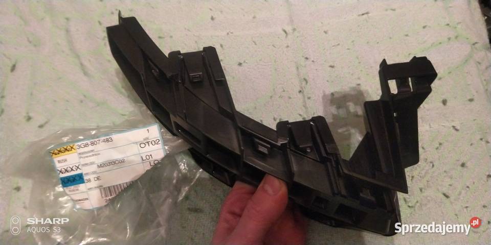 Vw Arteon ślizgacz prawy zderzaka tylnego Łódź