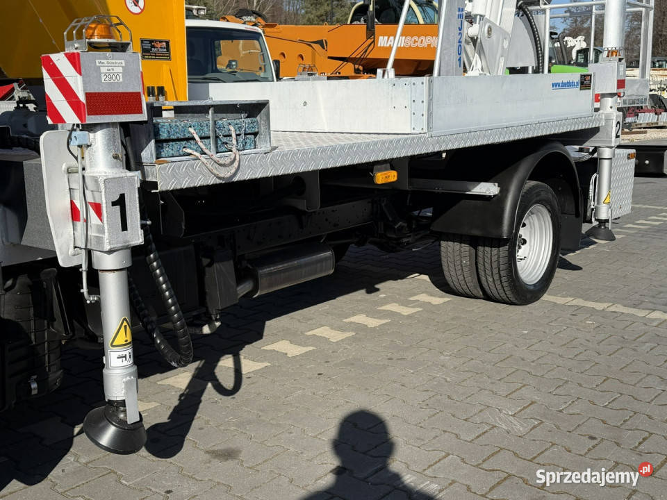 Nissan Cabstar Zwyżka Podnośnik Koszowy Multitel szary świętokrzyskie Widełki