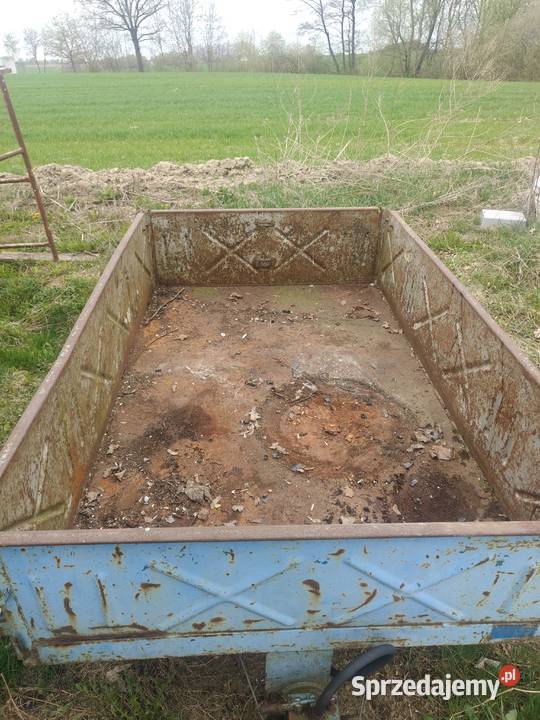 Przyczepka jednoosiowa z wywrotem kujawsko-pomorskie Rypin sprzedam