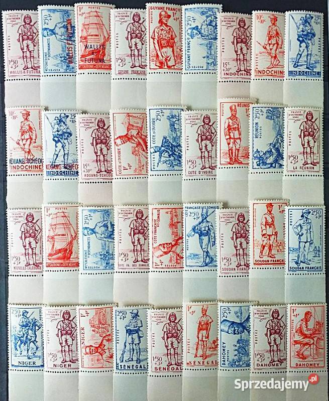 KOLONIE FRANCUSKIE 1941 Obrona Imperiumkompletna Człuchów sprzedam