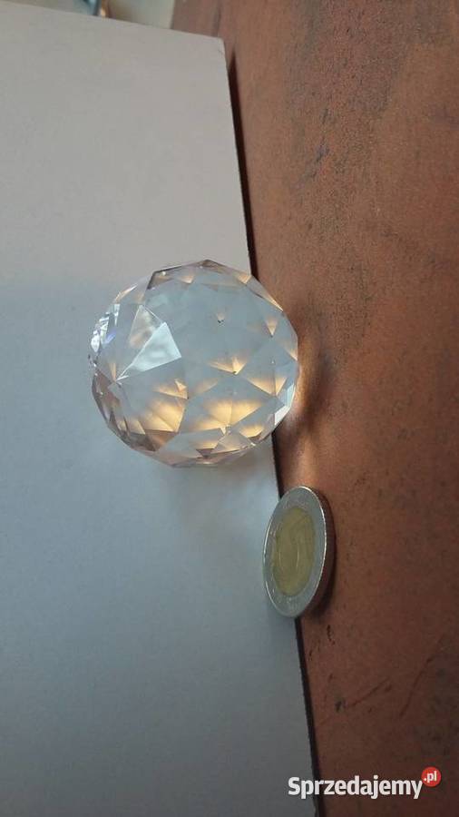 Kryształek koralik do lampy PRZEZROCZYSTY DUŻY Dom i Ogród Warszawa