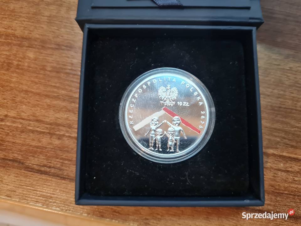 10 ZŁOTYCH 2025r Srebro W POLSKĘ WIERZĘ PIEŚŃ Pozostałe Katowice sprzedam