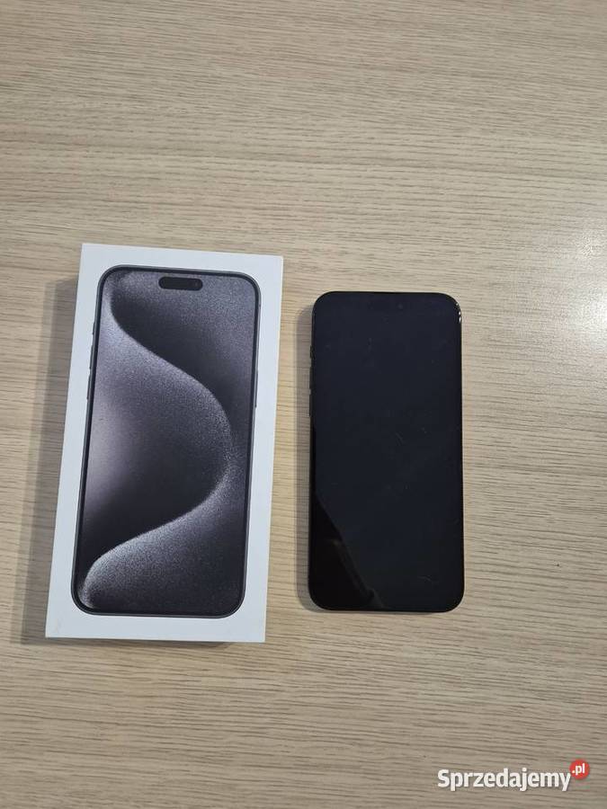 Syndyk sprzeda smartfon iPhone 15 Pro 256 GB