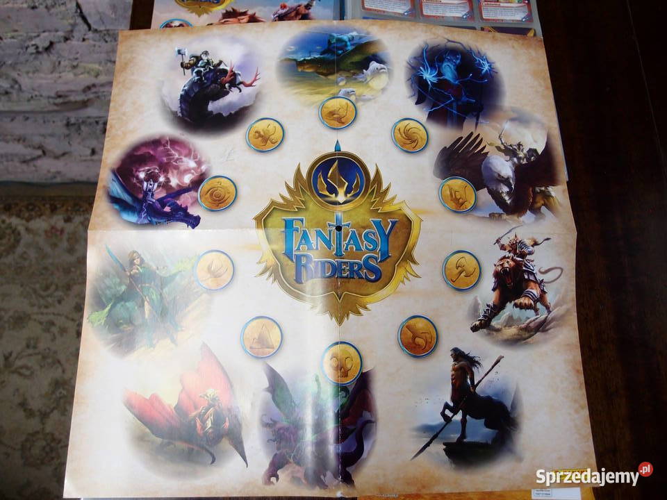 Duża kolekcja Kart Fantasy Riders 336 plansza Łódź