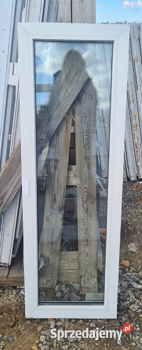 OKNA KacprzaK Witryna 44X132 FIX Używany PCV mazowieckie Siedlce