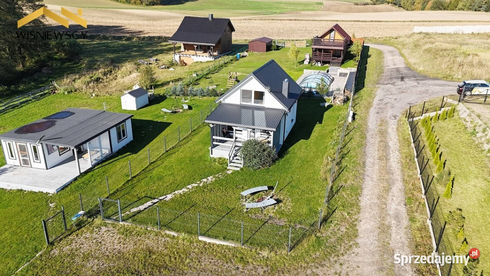 Domek letniskowy Jeziorem Skarlińskim 70 mkw blacha Skarlin sprzedam