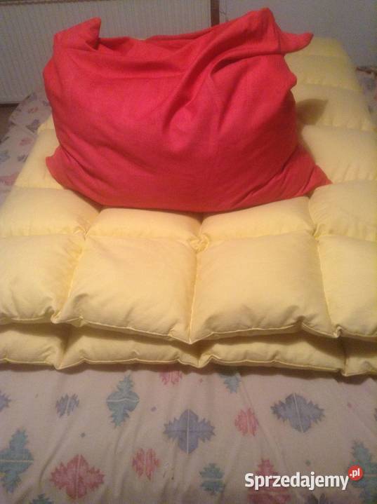 Zestaw gruba kołdra i poduszka z pierza we opolskie Opole