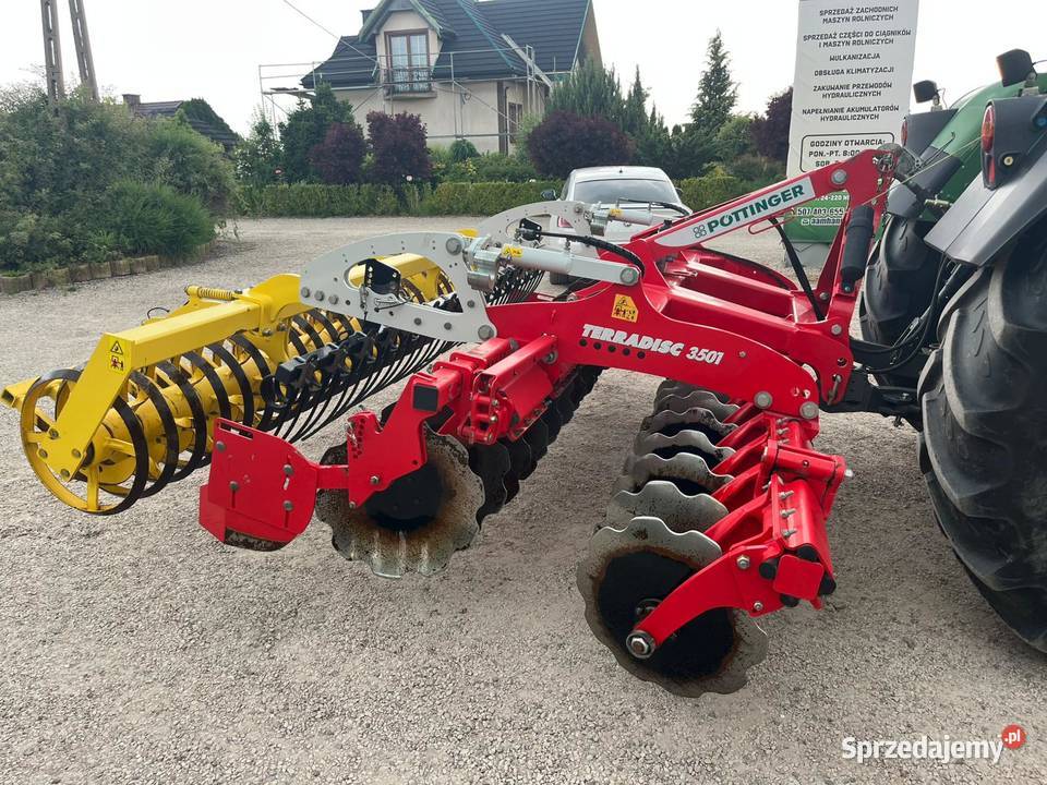 Brona talerzowa Pottinger Terradisc 3501 nowa lubelskie Niedrzwica Duża