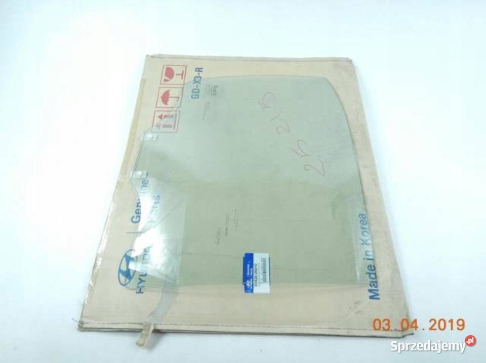 SZYBA DRZWI PRAWY TYŁ HYUNDAI ACCENT 0715 Boczne (drzwi) sprzedam