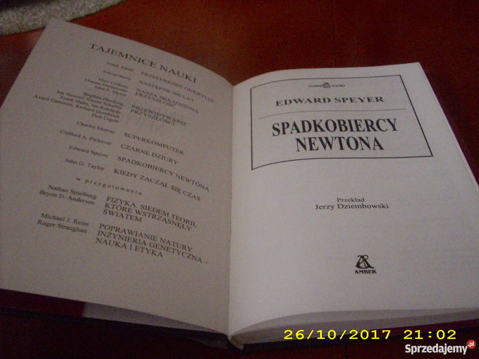 Spadkobiercy Newtona Speyer js Szczecin sprzedam