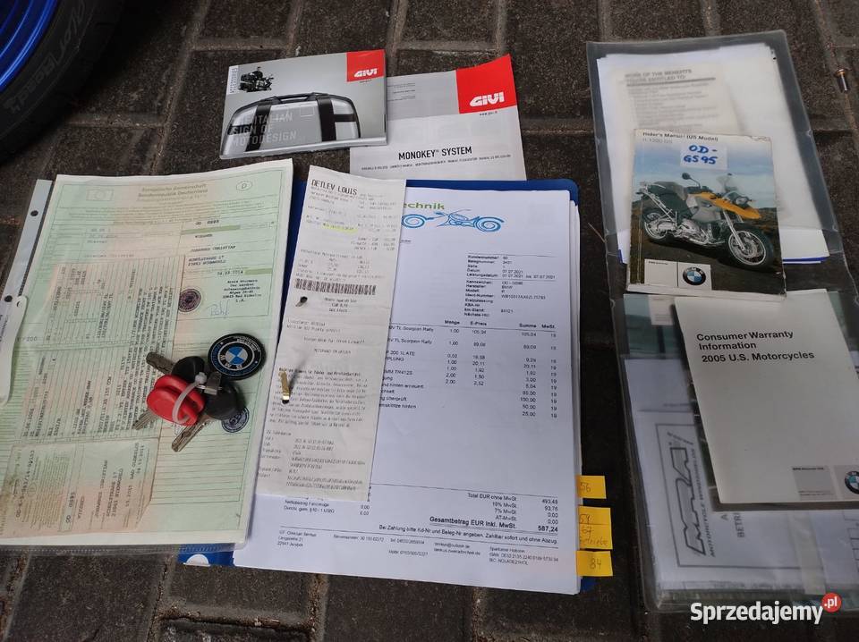 BMW r1200gs Givi MRA z Niemiec 1200cm3 Motoryzacja Sieradz sprzedam