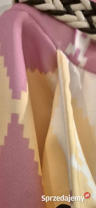 Made In Italy Spódnica Romby Żółta 95viskoza Inny wzór Poznań