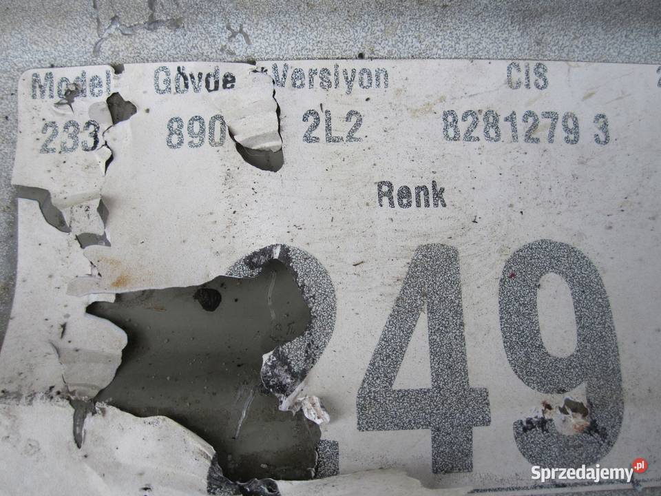 CITROEN NEMO 12r belka zderzaka przód 82812793