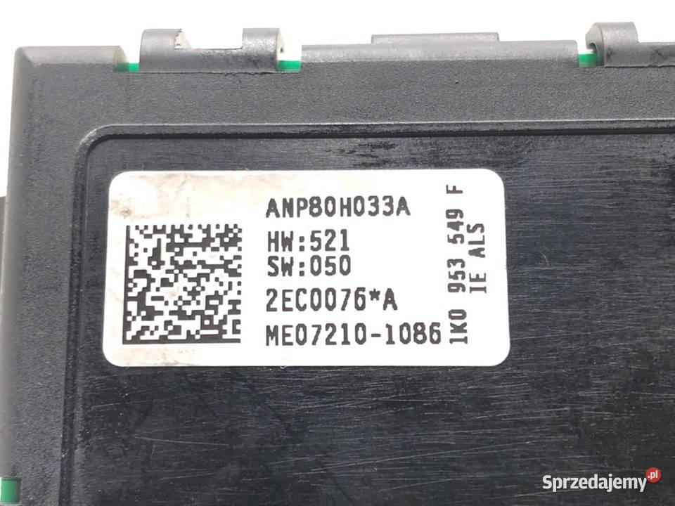 CZUJNIK KĄTA SKRĘTU VW TOURAN 1K0953549F 0310 sprzedam