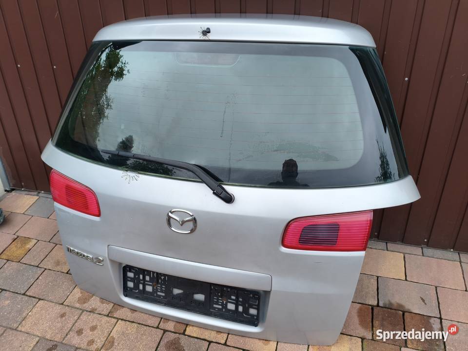 Klapa Bagażnika Szyba Mazda 2 DY Srebrna