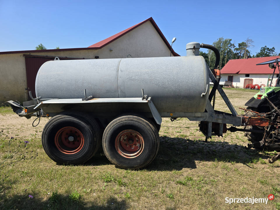 Wóz asenizacyjny JKOTTE VT 7000 L tandem skrętny Korpele