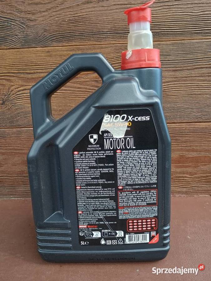 Olej Motul 5w40 8100 xclean 3l Oleje silnikowe Suwałki