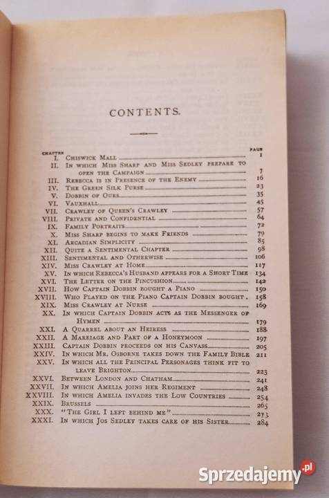 VANITY FAIR William Makepeace Thackeray Hajnówka