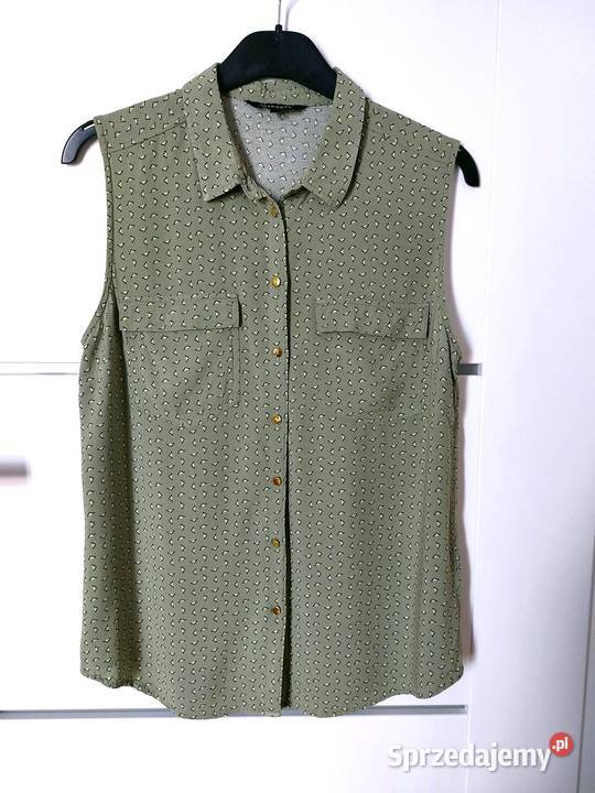Bluzka zielona L 40 XL 42 Peacocks wiskoza 14 Warszawa