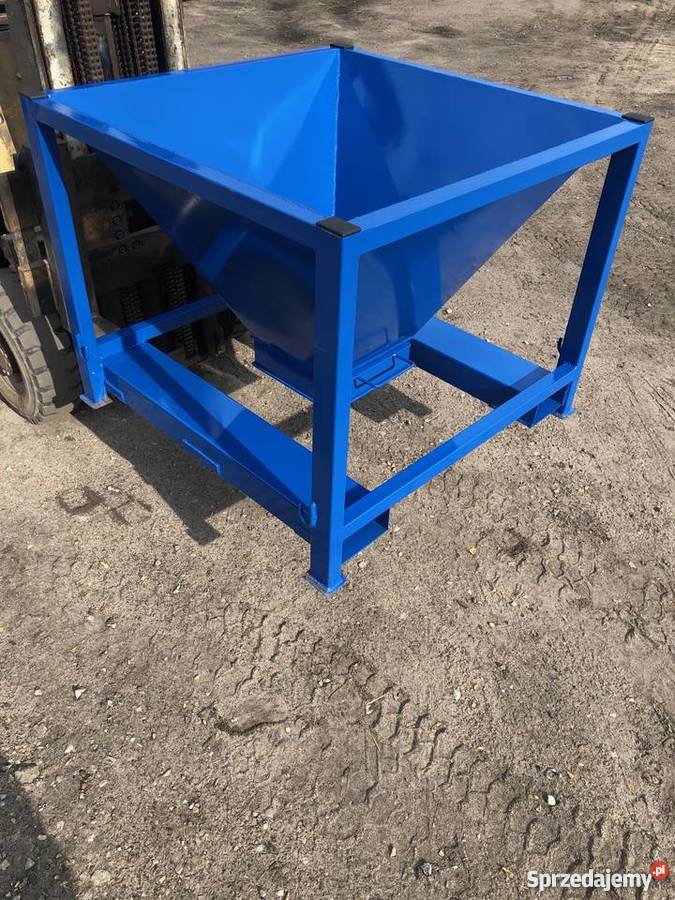 Kosz zasypowy do big bag workownica bufor łódzkie Łanięta