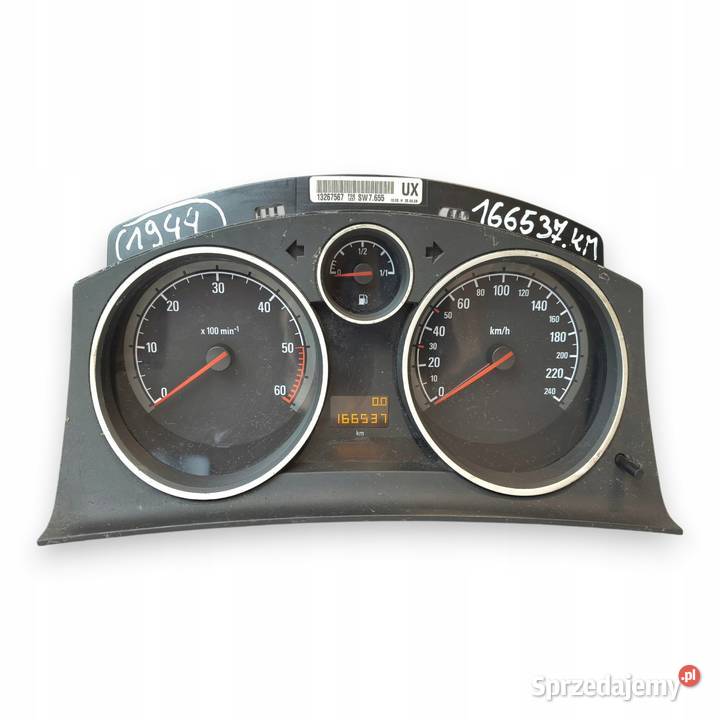 LICZNIK ZEGARY 13267567 UX Opel Astra H Zafira B
