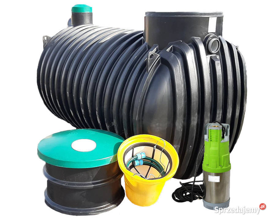 ZBIORNIK NA DESZCZÓWKĘ 4000L Zestaw Moja Woda Zbiorniki na deszczówkę Łódź