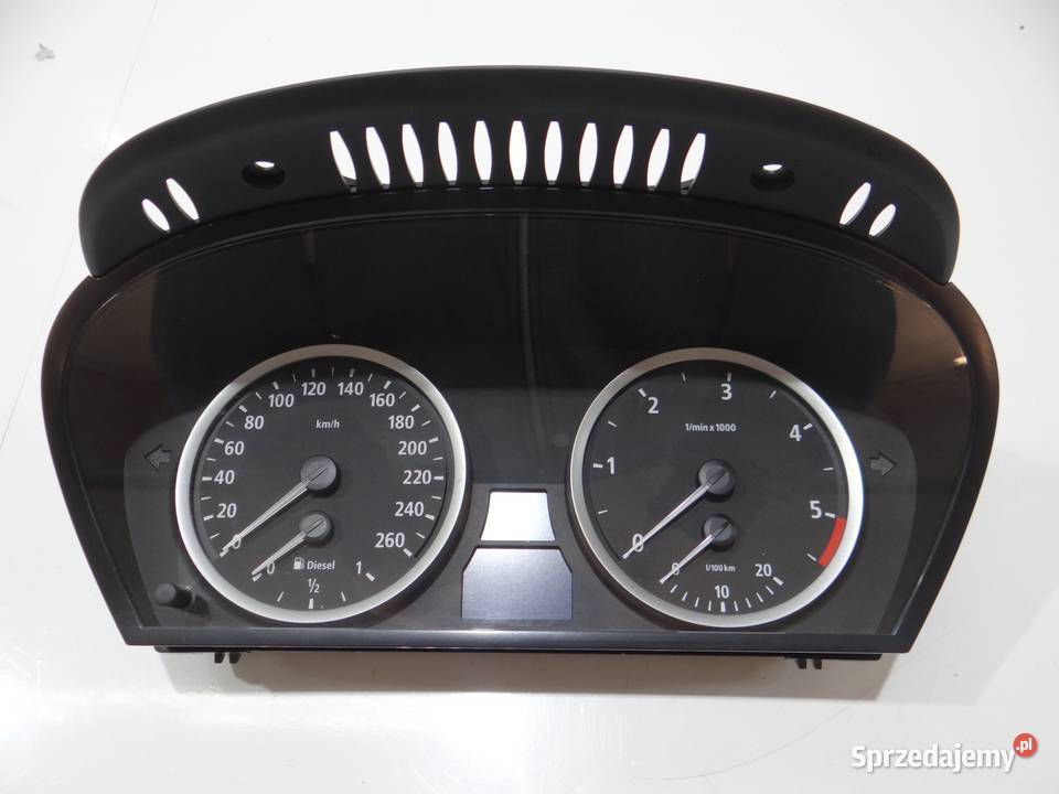 LICZNIKI ZEGARY BMW E60 E61 EU 30D 6983153 Liczniki i zegary lubelskie Strzyżewice