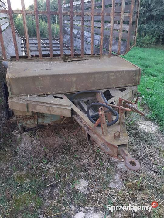 Przyczepa zbierająca produkcji polskiej obniżona Olszanka