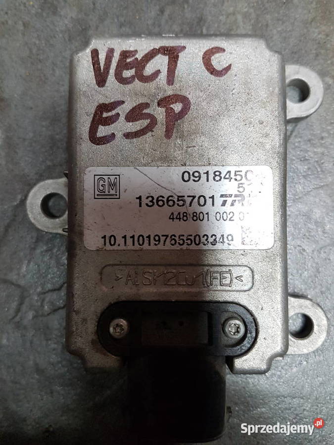 OPEL VECTRA C SIGNUM MODUL ESP CZUJNIK 13665701 Rok produkcji 2005 wielkopolskie Turek sprzedam