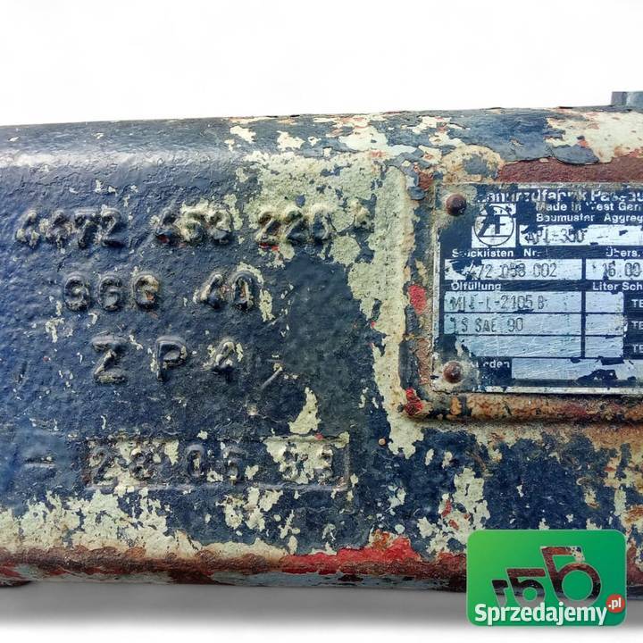 Most przedni ZF 4472058002 APL350 Deutz Fahr DX Do ciągników Wilkowo