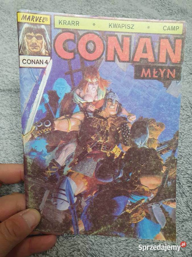 Conan zestaw 4 komiksów AS Editor 1990 Gdynia