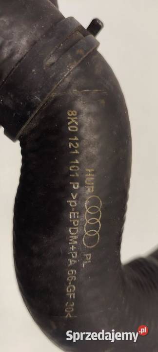 AUDI A4 B8 RURA PRZEWÓD WODY 20 TDI 8K0121101P Węże chłodnicy Motoryzacja sprzedam