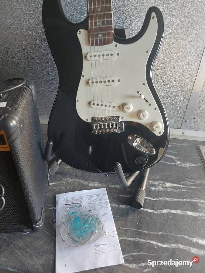 Gitara elektryczna Martinez wzmacniacz pokrowiec Świdnica