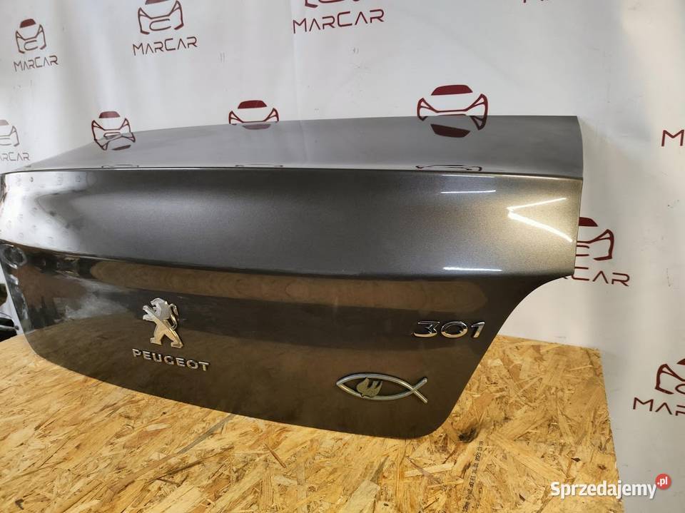 Klapa Bagażnika Peugeot 301 2012 Kolor KKS Motoryzacja Pleszew