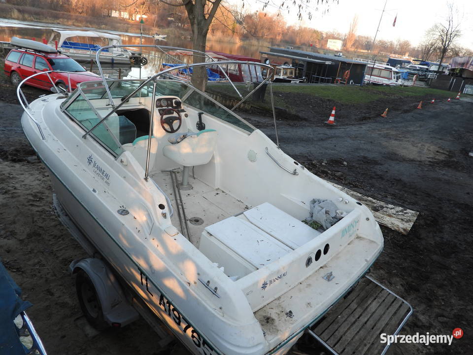 łódź motorowa bez silnika zetka Jeanneau Inne pojazdy i łodzie Wrocław sprzedam