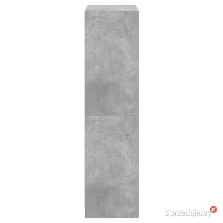 Szafka z drzwiczkami szarość betonu 68x37x142 Pozostałe