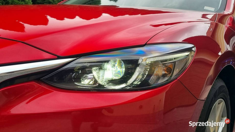 Mazda 6 Navi Led Wzorowy Stan Serwis GWARANCJA ogranicznik prędkości Płońsk