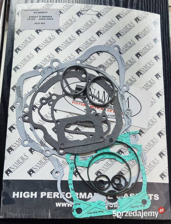 NAMURA KOMPLET USZCZELEK NX40007F YAMAHA YZ 125 śląskie sprzedam