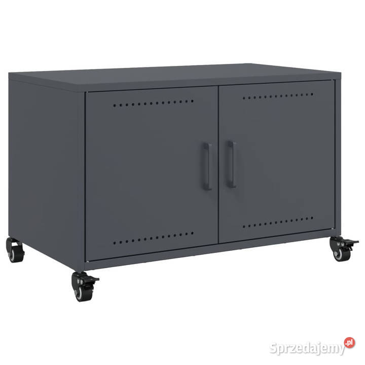 Szafka RTV antracytowa 68x39x435 stal WM846640 mazowieckie Warszawa