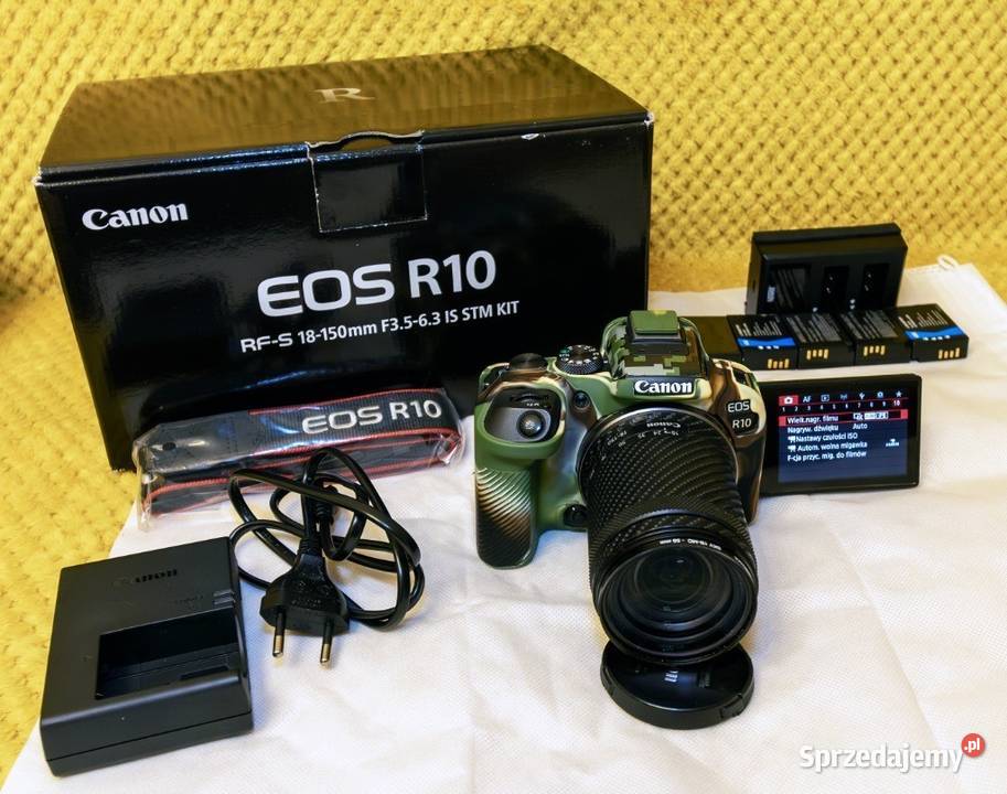 Canon EOS R10 obiektyw RF 18150 f3563 IS STM