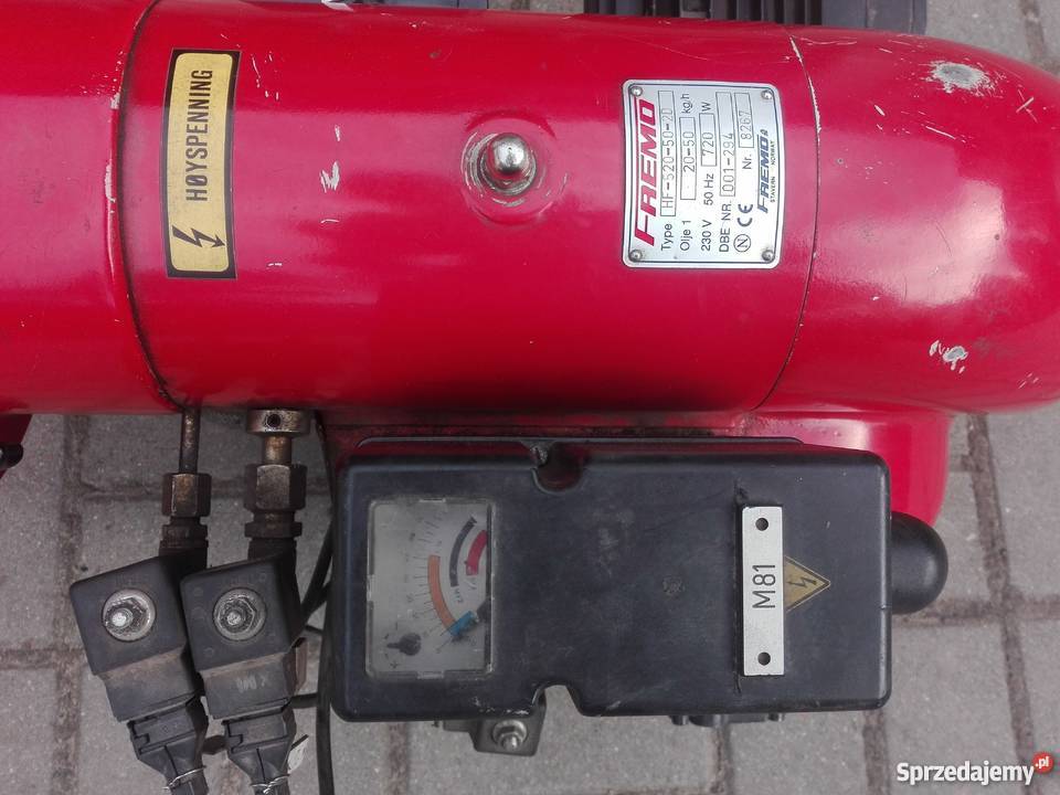 Palnik na olej opałowy firmy FREMO AS NORWAY Jaślany