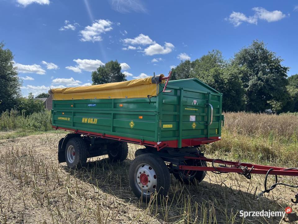 Przyczepa rolnicza HW 6011 Przyczepy rolnicze Turobin sprzedam