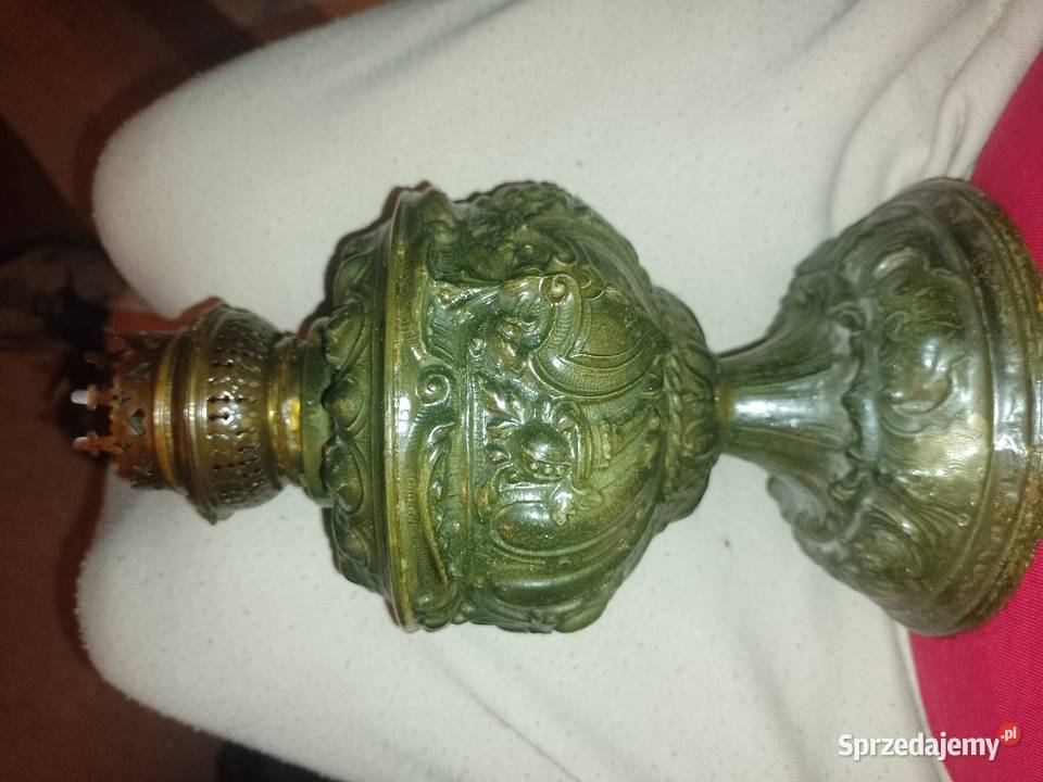 antyki PRL kryształlampa naftowa Olsztyn sprzedam