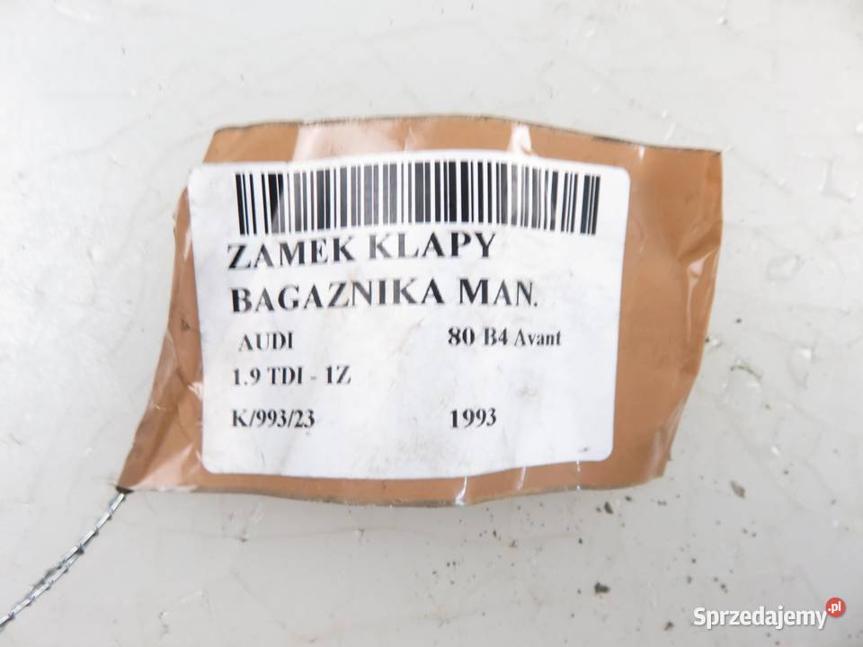 ZAMEK KLAPY AUDI 80 B4 Avant 4A9827505C małopolskie