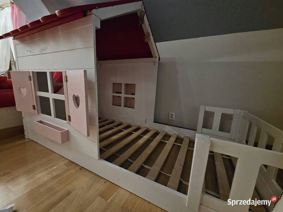 Łóżko domek Księżniczki 190 90 wyjątkowy model 90cm Zagościniec