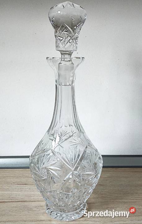 duża karafka kryształowa sprzedam