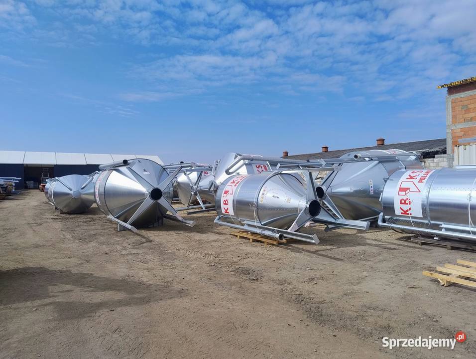 Silos paszowy lejowy o ładowności 8t PRODUCENT