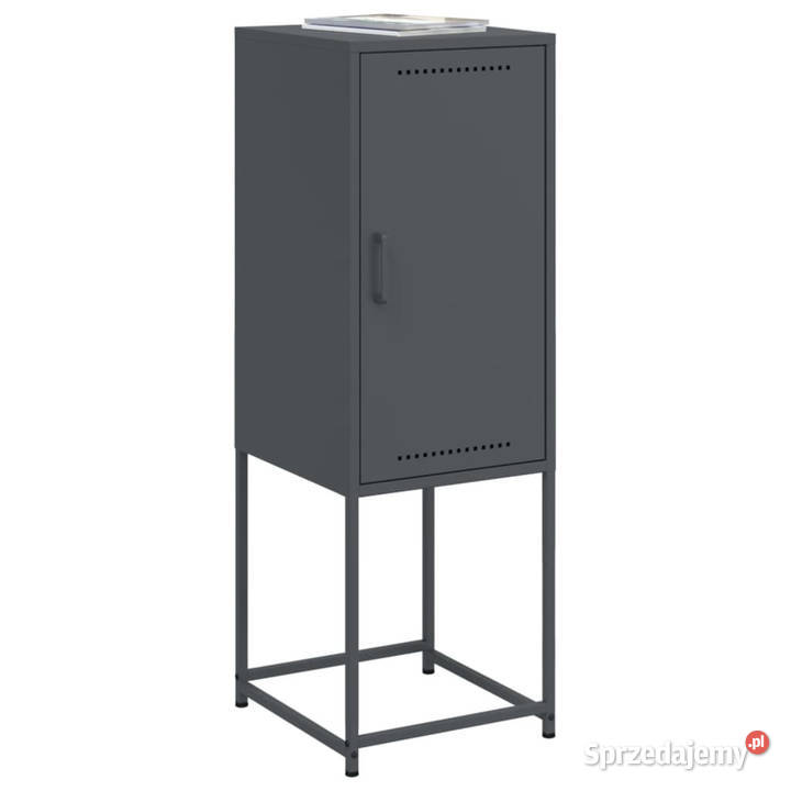 Szafka antracytowa 36x39x107 stal WM846532 Meble Warszawa