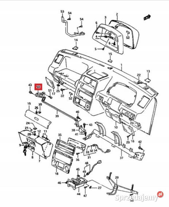 UCHWYT MOCOWANIE KONSOLI SUZUKI VITARA osobowe